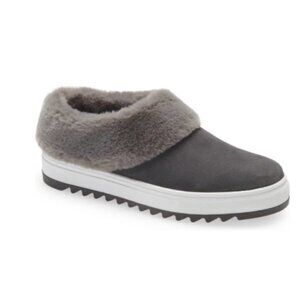 Blondo Suri Comfy Fur-lined Waterproof Slip-on Platform Sneaker Shoes Size 7.5